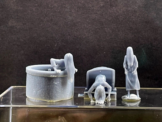 1:64 Miniature Human Figures - Resin / unpainted - great for Dioramas  Projects - Made in the USA THE RING Set - Miniature 1.10"