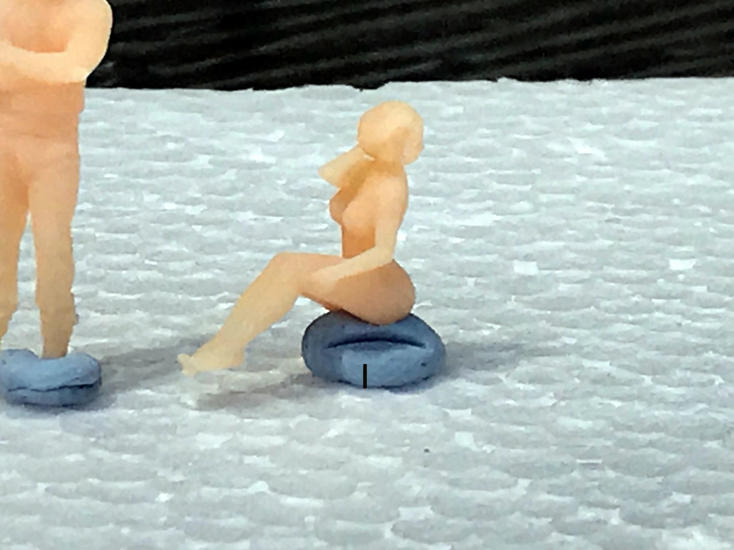 1:64 Scale Miniature People - Resin / unpainted - great for Dioramas / Hot Wheels - Made in the USA