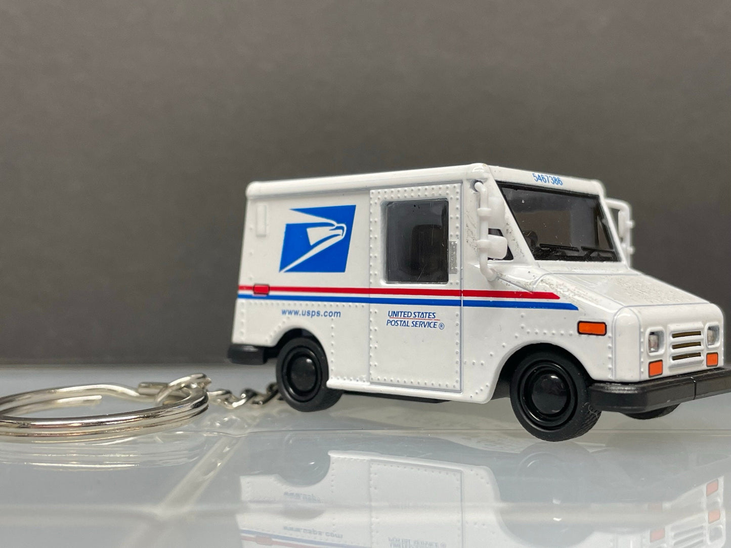 USPS Keycain - United States Postal Truck Keychain - Great Gift for the Mail Carrier