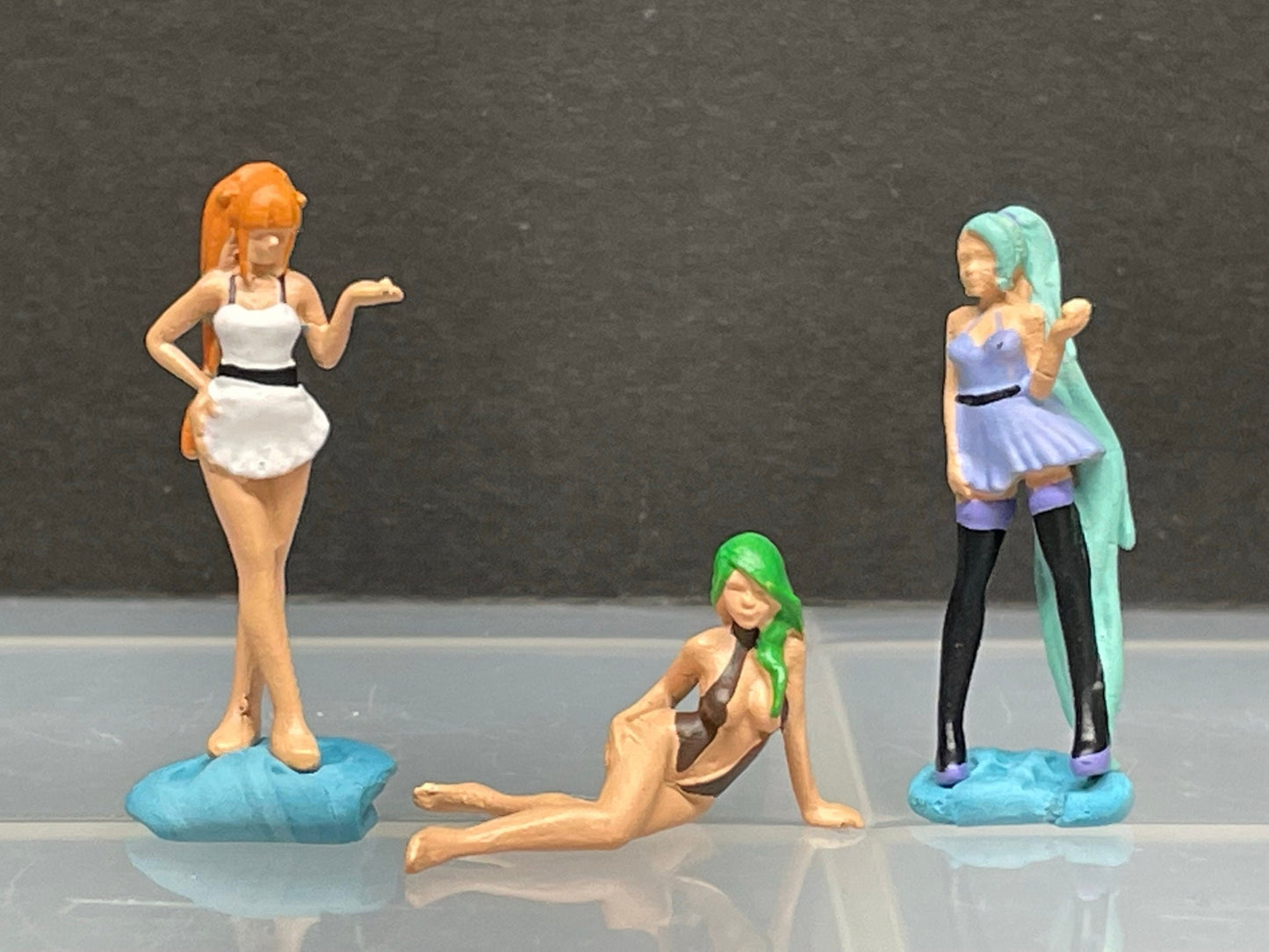 1:64 Miniature Human Figures - Diecast Metal - great for Dioramas / Hot Wheels - Cosplay SET - Miniature Figures