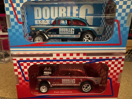 1-64 Scale / S-Scale Custom 1955 Chevy Gasser DoubleGDiecast Exclusive - only 5 Made