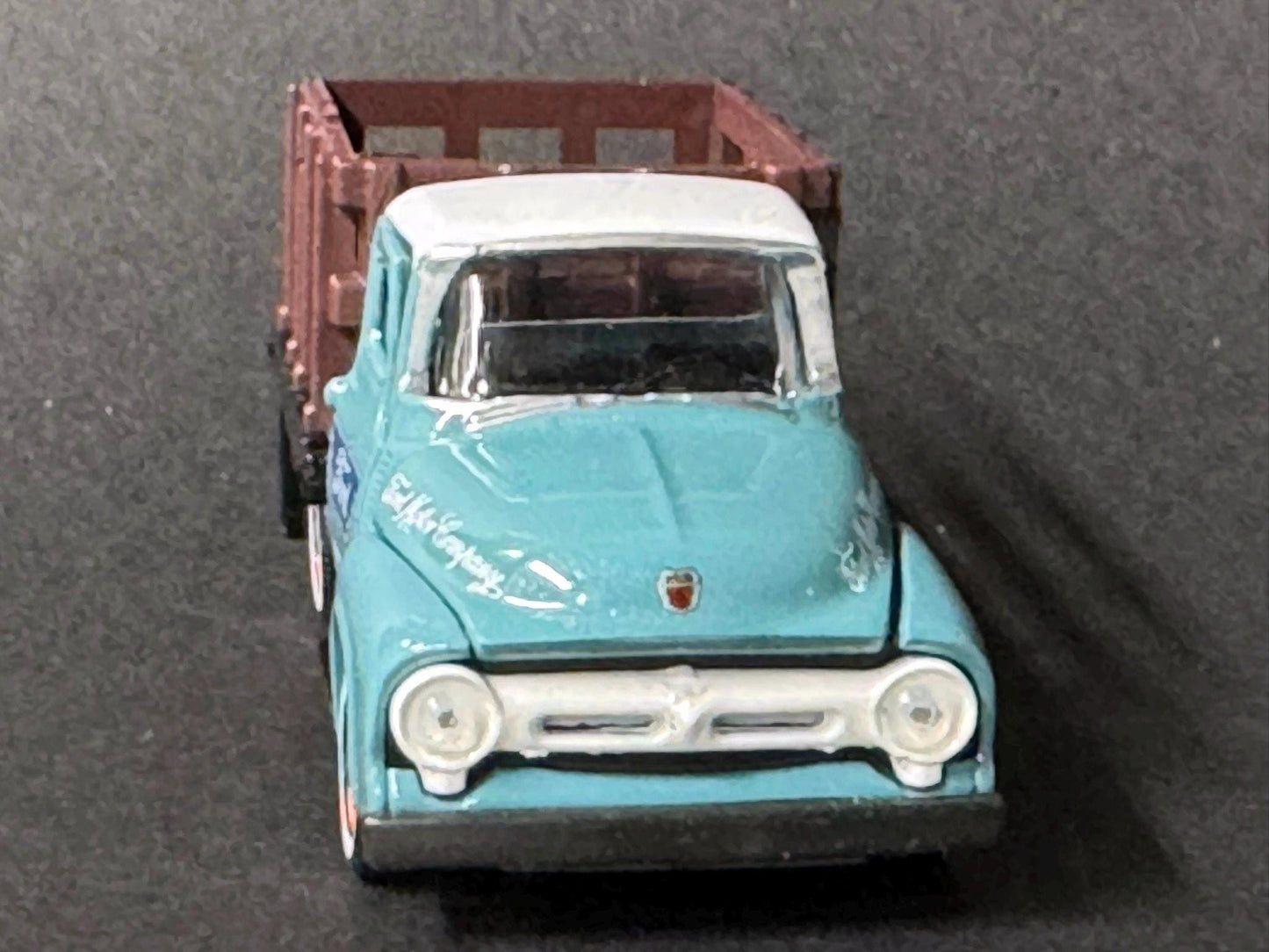 1-64 Scale / S-Scale 1956 Ford F-100 Stakebed Truck - Great For Dioramas & Diecast Photography (M2)