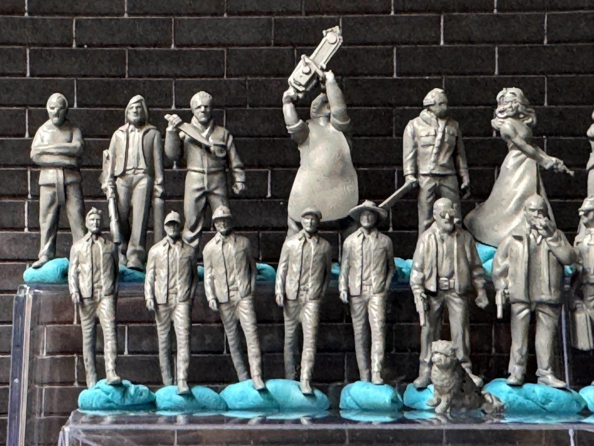 Double G 1:64 Miniature Human Figures - 3D Printed - Unpainted - great for Dioramas - Made in the USA LOT 645 Miniature 1.10