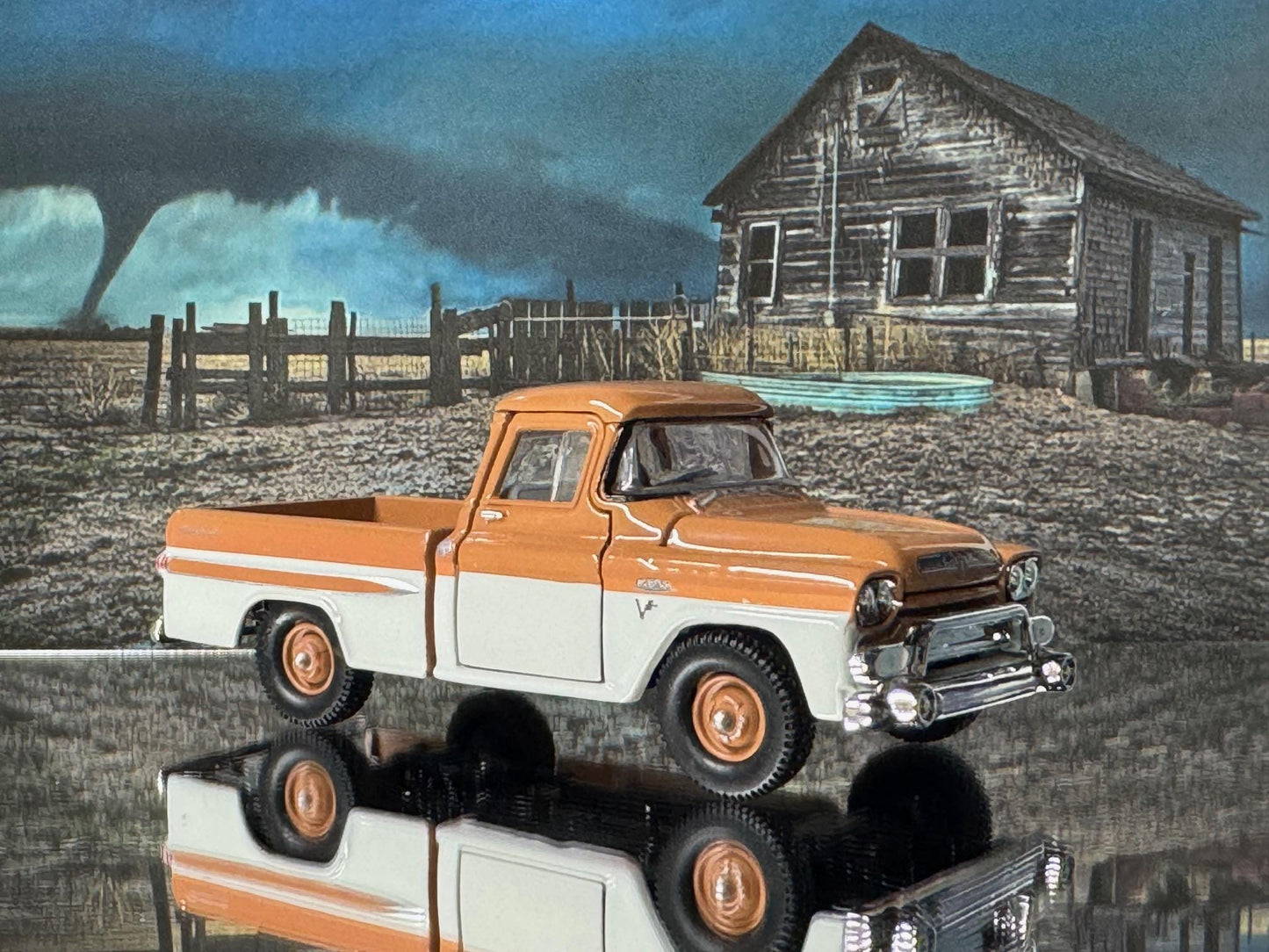 1-64 Scale / S-Scale 1959 GMC Fleetside Truck 4x4 M2 Diecast