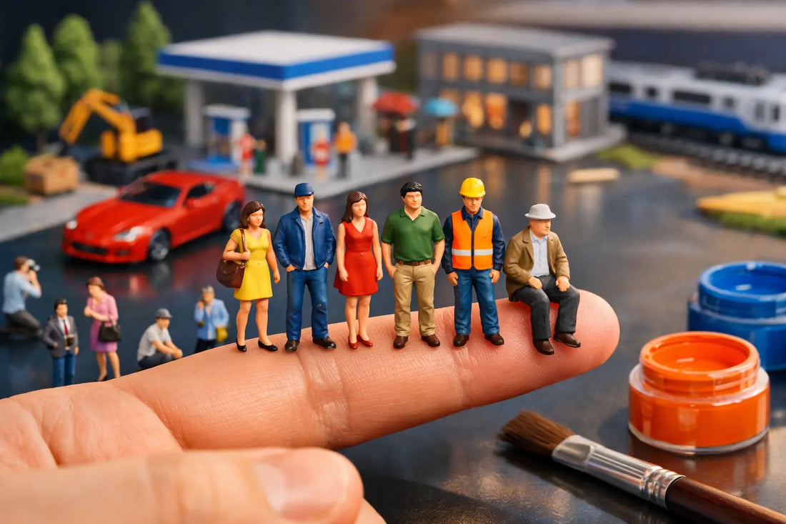 1:64 Scale People for Dioramas That Fit Right