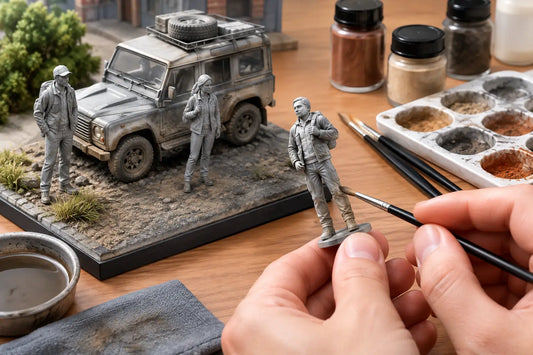 How to Weather Diecast Figures for Realistic Scenes