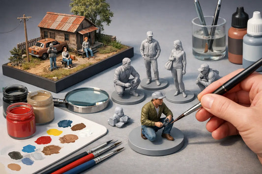 Diorama Figure Painting Guide for Realistic Scenes