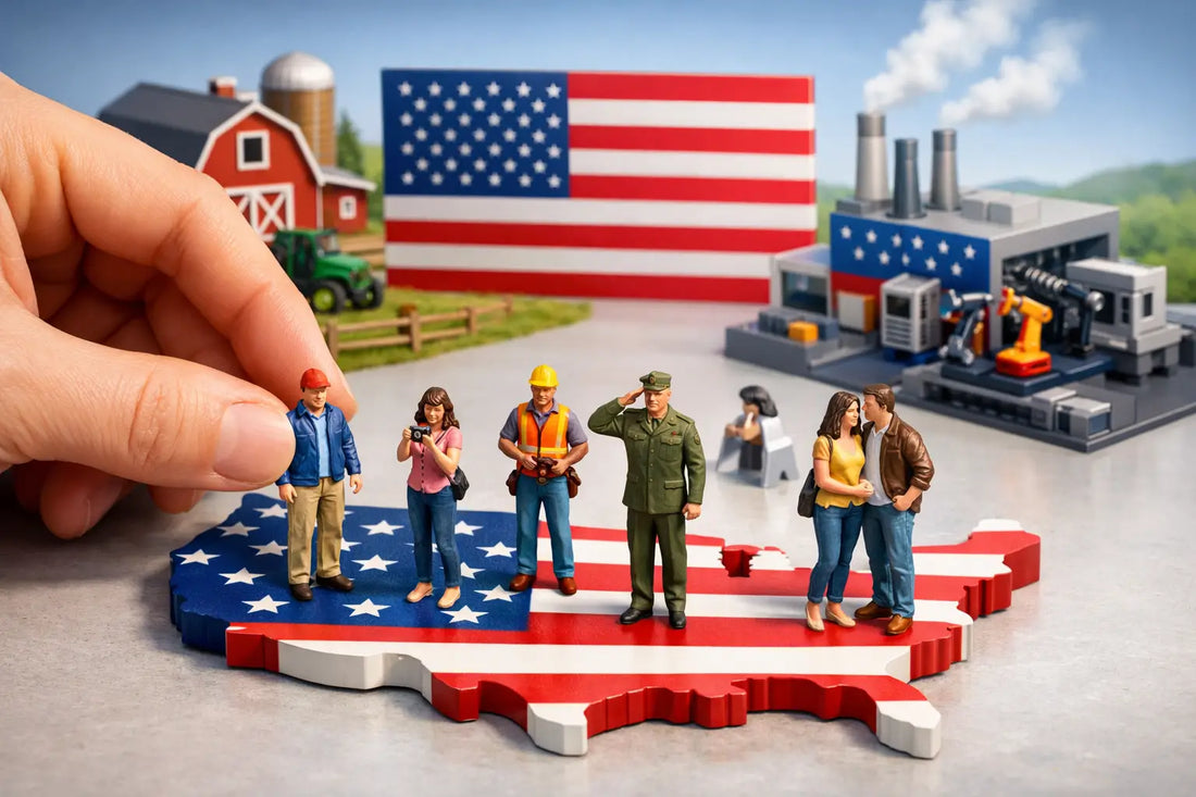 Made in USA Miniatures That Fit the Scale