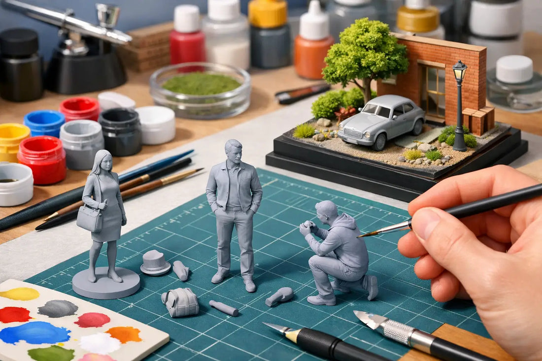 How to Customize Blank Miniatures for Dioramas