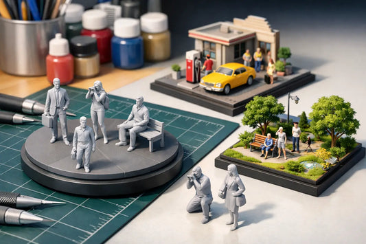 Are Unpainted Miniatures Worth Buying for Dioramas?