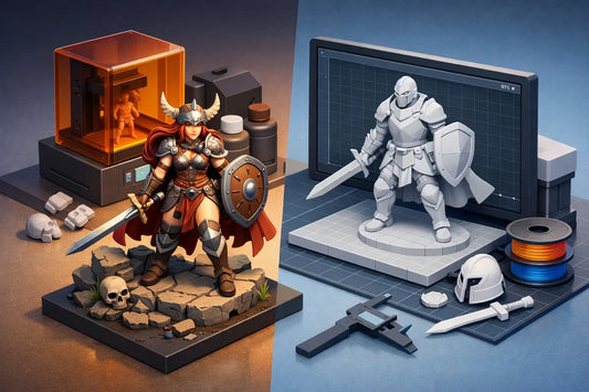 Resin Figures vs STL Files: Which Fits?