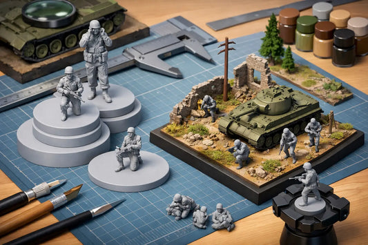 Military Miniature Scale Guide for Better Dioramas