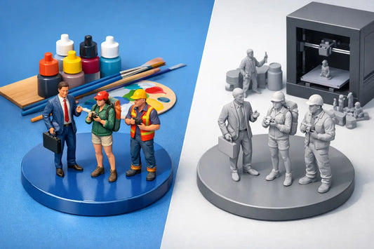 Prepainted vs Blank Miniatures Compared