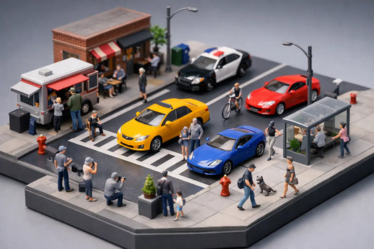 Best Miniatures for Street Scenes at 1:64 Scale