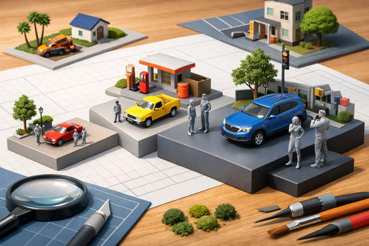 Which Scale Fits Matchbox Cars for Dioramas?
