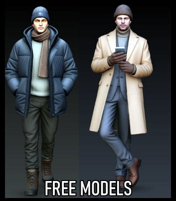 Stop Building Ghost Towns: Regular People STL Collection Vol. 3 is Now Live!