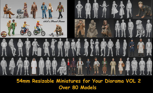 Bringing Everyday Life to Miniature: The Regular People Collection Vol. 2 on Kickstarter!