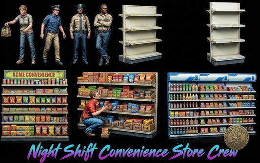 Painted Night Shift Convenience Store Crew from Regular People Volume 8
