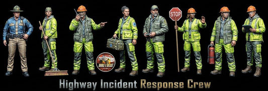 Painted 1:64 Highway Incident Response Crew from Regular People Volume 8