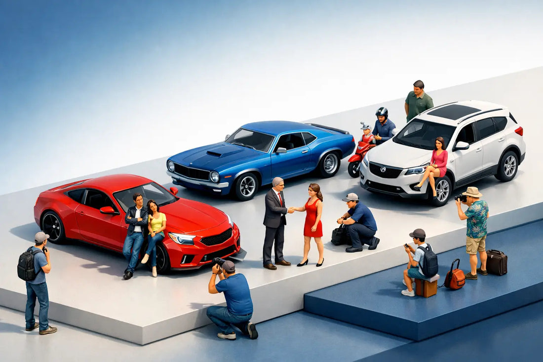 Miniature Figures for Diecast Cars That Fit