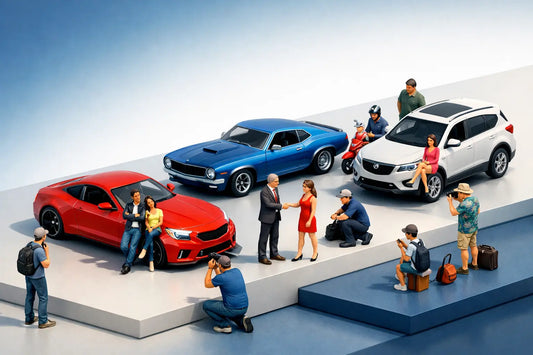 Miniature Figures for Diecast Cars That Fit