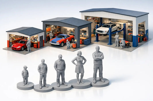 What Figures Fit Model Garages? Scale Guide