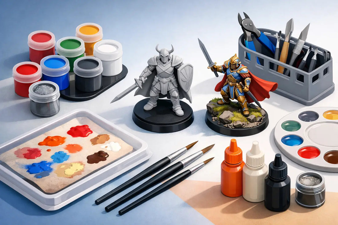 How to Paint Unpainted Miniatures Well
