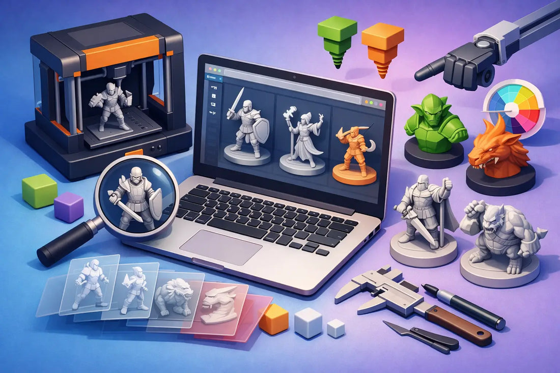 How to Choose STL Files for Miniature Figures