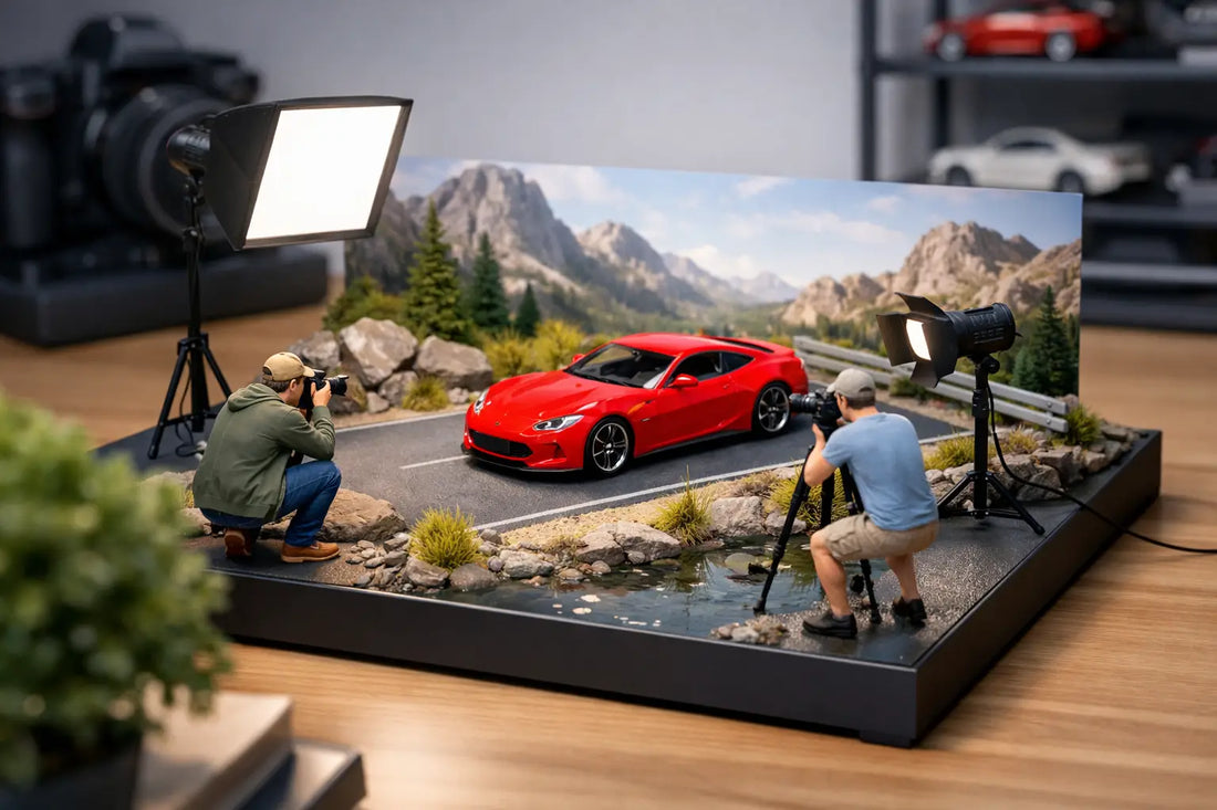 How to Stage Diecast Photography That Looks Real