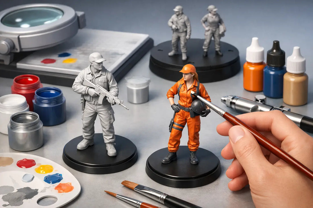 How to Paint Resin Miniatures the Right Way