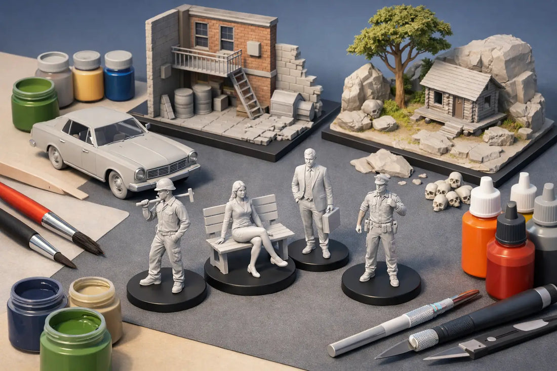 Best Unpainted Diorama Miniatures to Buy