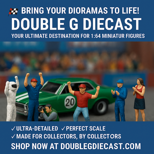 Bring Your Dioramas to Life with 1:64 Miniature Figures from DoubleGdiecast.com