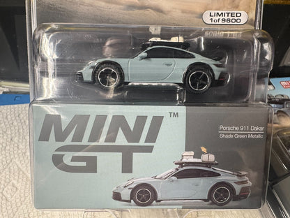 1:64 MiniGT Porsche 911 Daker Shade Green Metallic  MGT00780-MJ TSM Model