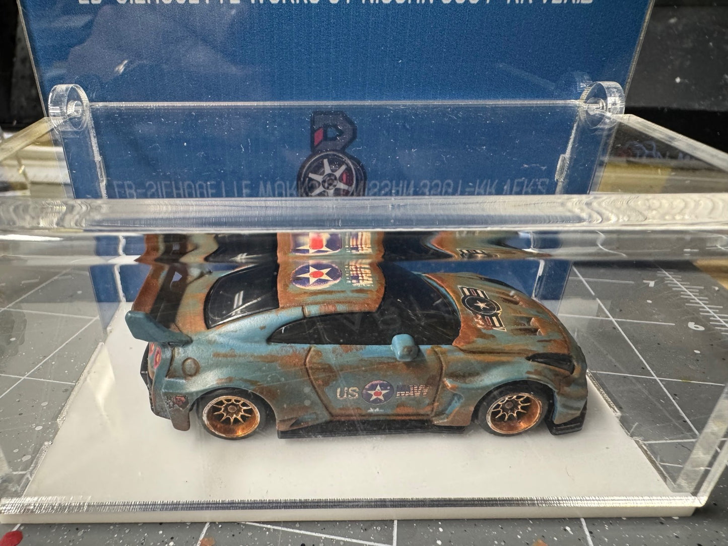 1:64 Chase LB-Silhouette Works GT Nissan 35GT-RR Ver.2 - Acrylic Case 2 of 2 USN