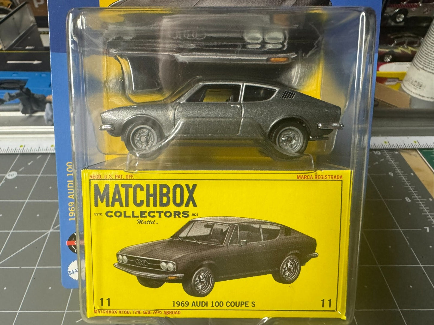 1:64 Matchbox Collectors 2024 - 1969 Audi 100 Coupe S #GBJ48-965Y