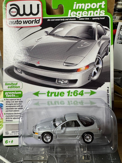1:64 AutoWorld Premium 2026 R1B - 1993 Mitsubishi 3000GT VR-4 #AW64532