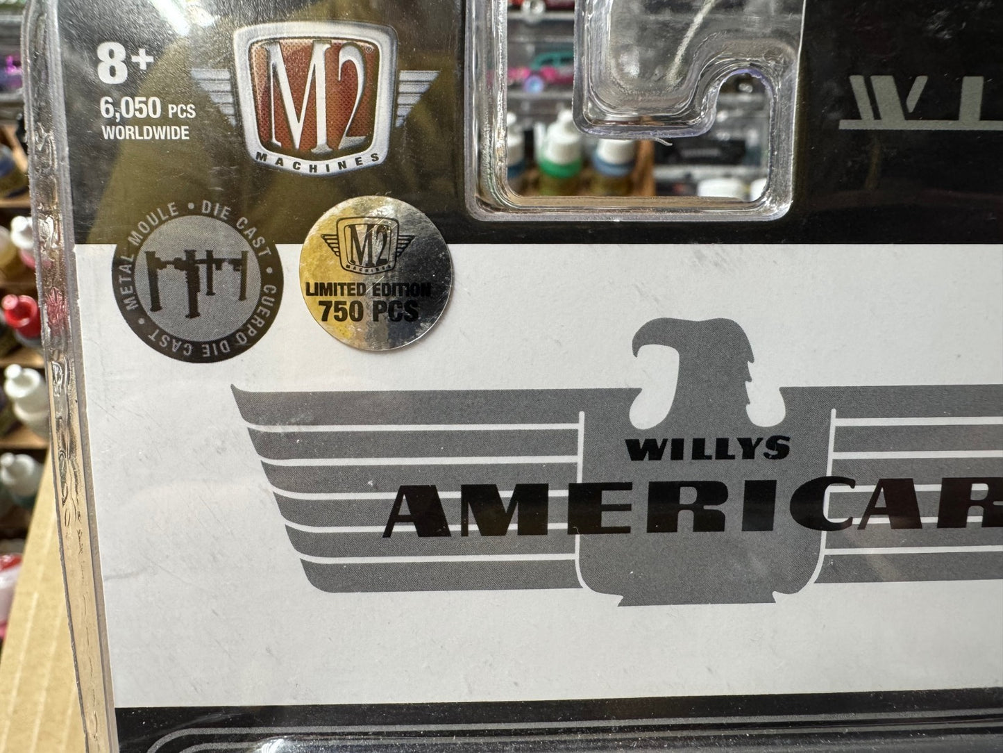 M2 Machines Auto-Lift 2 Pack Willys Americar  Willys Coupes R23 GOLD CHASE 1/750
