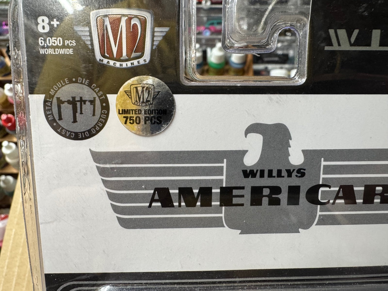 M2 Machines Auto-Lift 2 Pack Willys Americar  Willys Coupes R23 GOLD CHASE 1/750