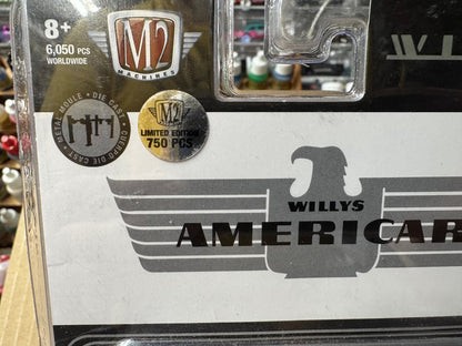 M2 Machines Auto-Lift 2 Pack Willys Americar  Willys Coupes R23 GOLD CHASE 1/750