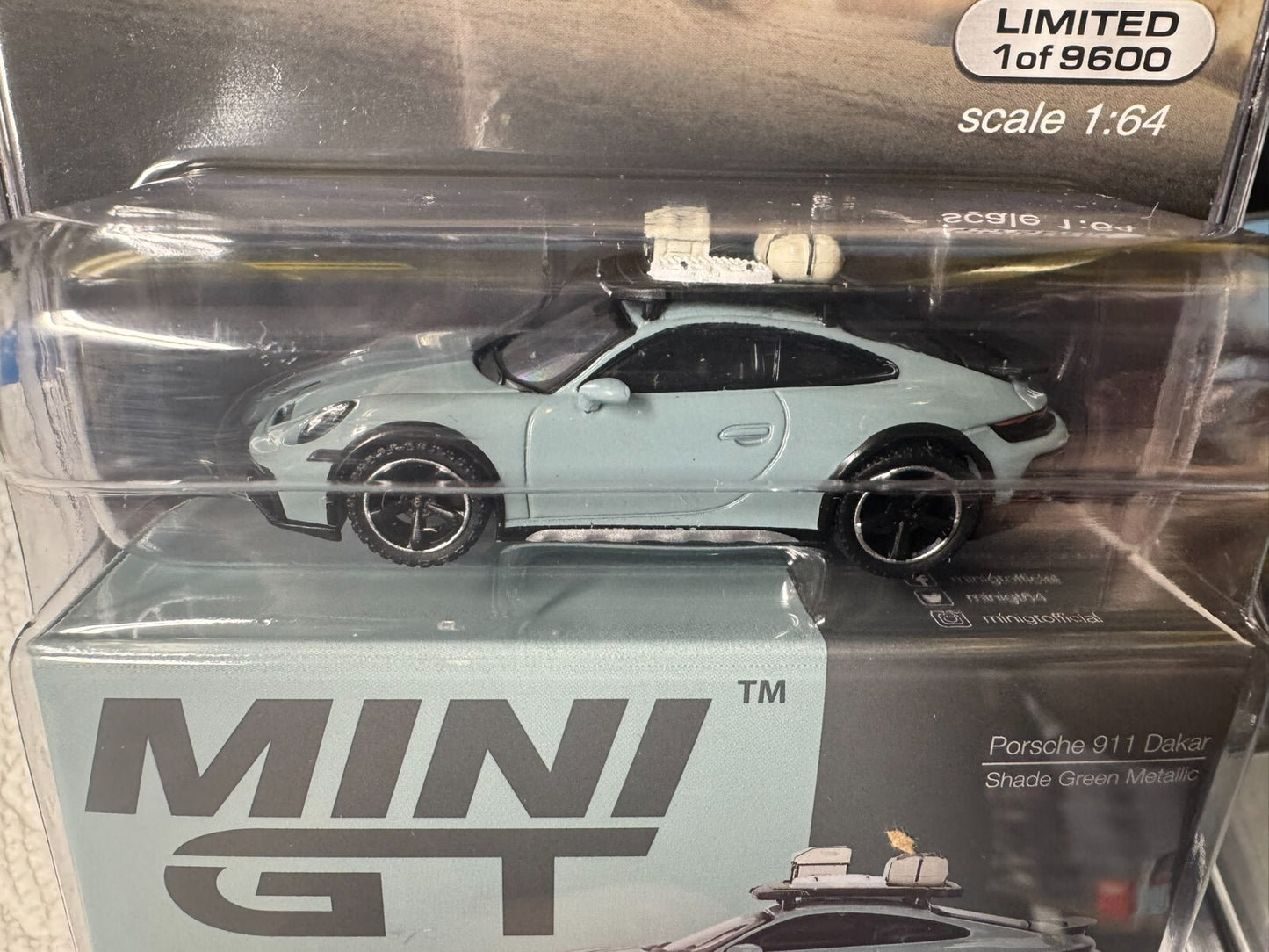 1:64 MiniGT Porsche 911 Daker Shade Green Metallic  MGT00780-MJ TSM Model