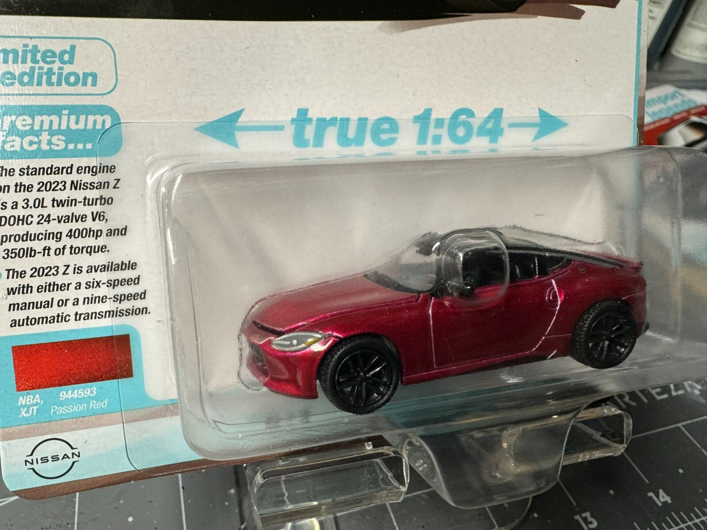 1:64 AutoWorld Premium 2024 R2A -2023 Nissan-Z Passion Red # AW64442A