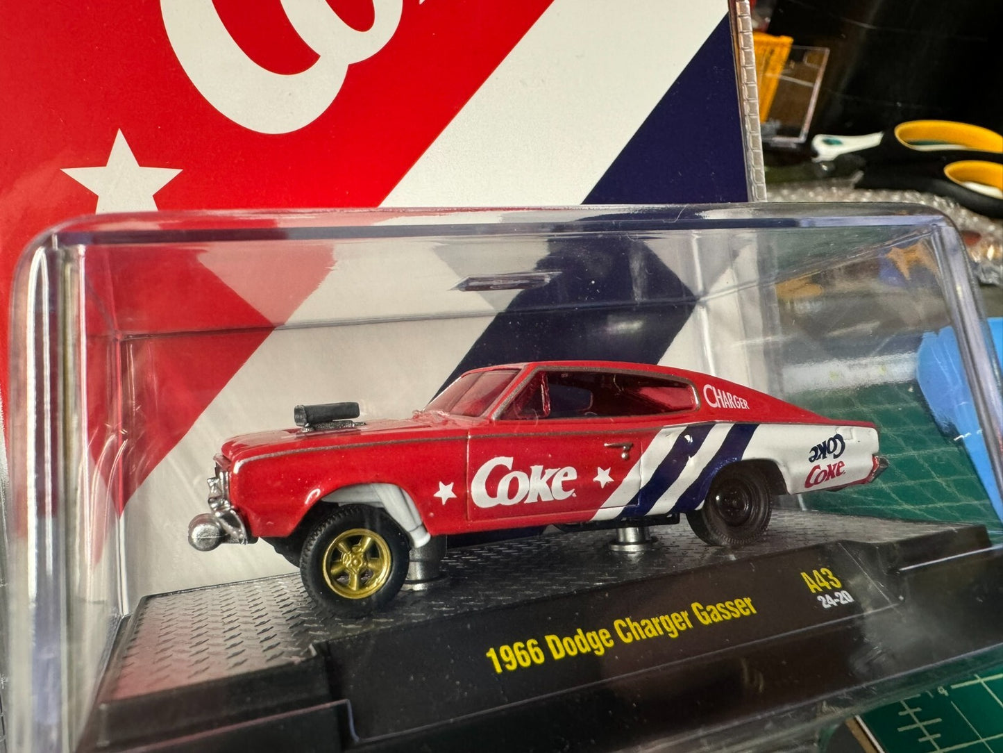 M2 Coca-Cola  Release 43 - 1966 Dodge Charger Gasser #52500-A43