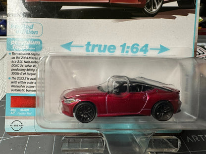 1:64 AutoWorld Premium 2024 R2A -2023 Nissan-Z Passion Red # AW64442A