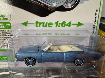 1:64 AutoWorld Premium 2026 R1A - 1968 Dodge Coronet 500 Convertible #AW64532