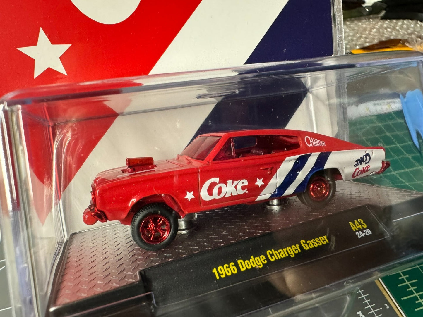 M2 Coca-Cola  Release 43 - 1966 Dodge Charger Gasser #52500-A43 CHASE 1 of 750