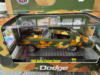 1:64 M2 Detroit Muscle  R94 - 1966 Dodge Charger Gasser  #32600-94
