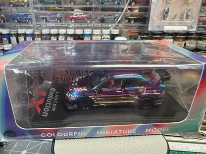 CM Model Mitsubishi Lancer Evolution IX Widebody Chrome Purple