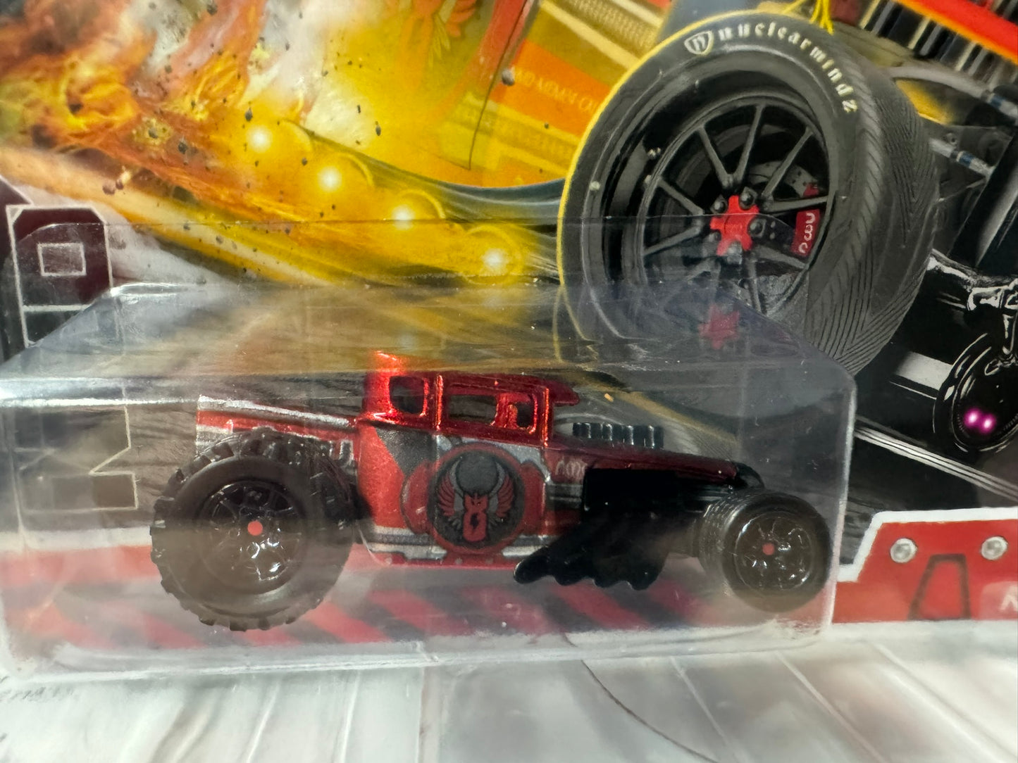 1-64 Scale / S-Scale Hot Wheels Custom Nuclear Mindz Design 2024 Membership BoneShaker LIMITED