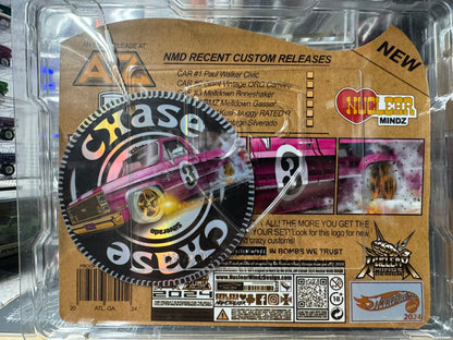 1-64 Scale / S-Scale ot Wheels Custom Nuclear Mindz Design 2024 Chevy Silverado 2 Car Set  with CHASE