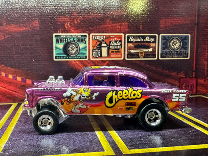 1-64 Scale / S-Scale 1955 Chevy Bel Air Gasser in Satin Pink